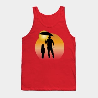 Dad and daughter Tank Top